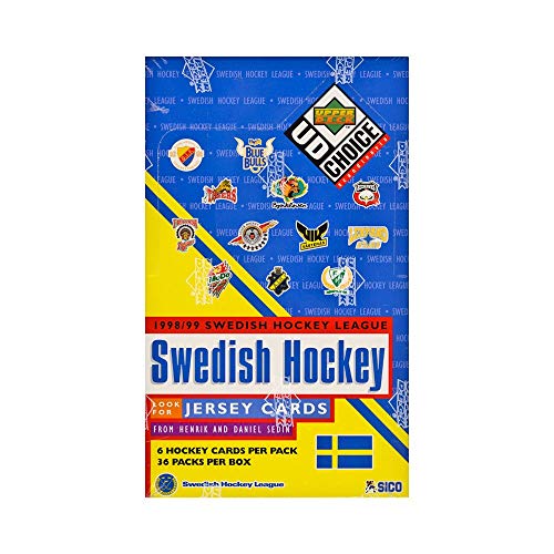 1998-99 Upper Deck Collector's Choice Swedish Hockey League Box - 757 Sports Collectibles
