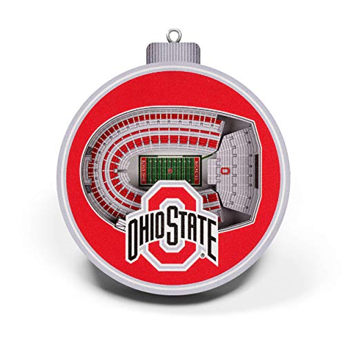 YouTheFan NCAA Ohio State Buckeyes 3D StadiumView Ornament -Ohio Stadium - 757 Sports Collectibles
