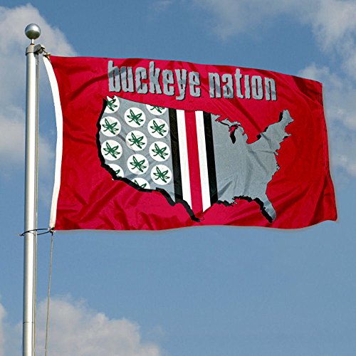 OSU Nation Ohio State Buckeyes University Large College Flag - 757 Sports Collectibles
