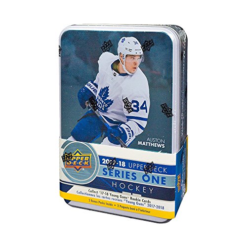 2017-18 Upper Deck Series 1 Hockey 12ct Tin Box - 757 Sports Collectibles