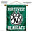 Northwest Bearcats House Flag and Wood Banner Pole Set - 757 Sports Collectibles