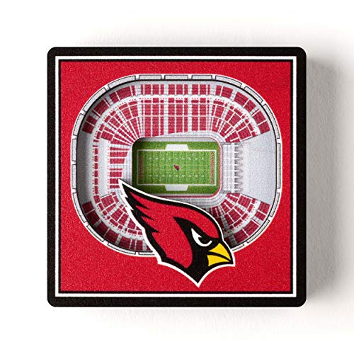 YouTheFan NFL Arizona Cardinals - State Farm Stadium 3D StadiumView Magnet3D StadiumView Magnet, Team Colors, Small (8493243) - 757 Sports Collectibles
