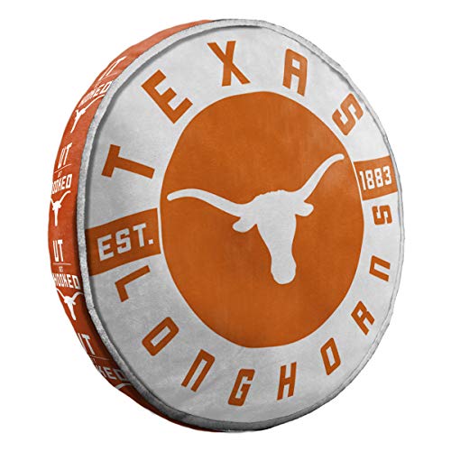 Northwest 1COL148000036RET Company Texas Longhorns 15" Travel Cloud Pillow, Team Colors - 757 Sports Collectibles