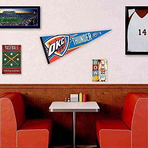 WinCraft Oklahoma City Thunder Pennant Full Size 12" X 30" - 757 Sports Collectibles