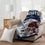 Northwest NFL New England Patriots 46x60 Micro Raschel Run Design RolledBlanket, Team Colors, One Size (1NFL059050076RET) - 757 Sports Collectibles