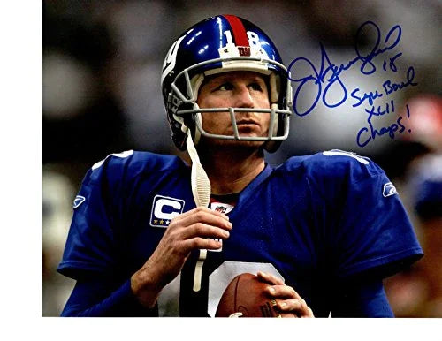 New York Giants Jeff Feagles signed insc. 8x10 photo