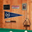 College Flags & Banners Co. Lincoln Blue Tigers Pennant - 757 Sports Collectibles