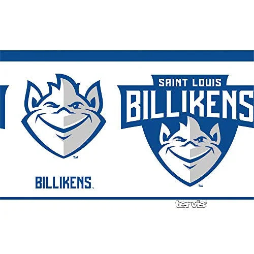 Tervis NCAA St Louis University Billikens Tradition Stainless Steel Insulated Tumbler with Lid, 20 oz, Silver - 757 Sports Collectibles