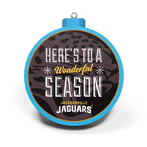 YouTheFan NFL Jacksonville Jaguars 3D Logo Series Ornament, team colors - 757 Sports Collectibles