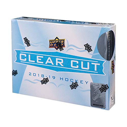 2018-19 Upper Deck Clear Cut Hockey Hobby Box - 757 Sports Collectibles