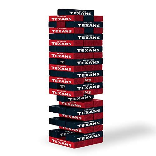 Wild Sports NFL Houston Texans Table Top Stackers 3" x 1" x .5", Team Color - 757 Sports Collectibles