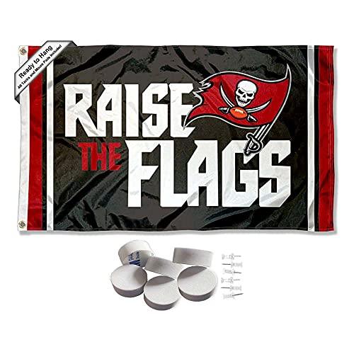 Tampa Bay Buccaneers Raise The Flags Banner and Tapestry Wall Tack Pads - 757 Sports Collectibles