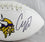 Case Keenum Autographed Minnesota Vikings Logo Football- JSA W Auth R - 757 Sports Collectibles