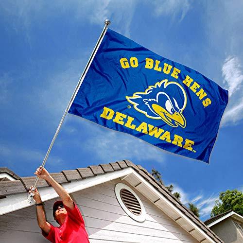College Flags & Banners Co. Delaware Blue Hens Go Blue Hens Flag - 757 Sports Collectibles
