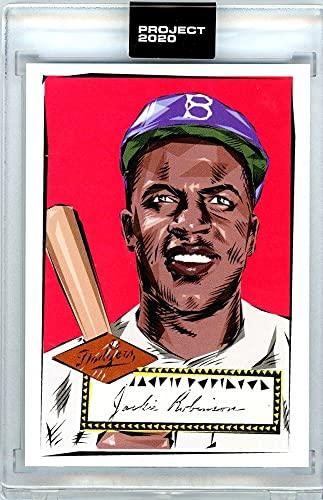 Jackie Robinson Topps Project 2020#3 1952 Topps by Naturel - w/original box - 757 Sports Collectibles