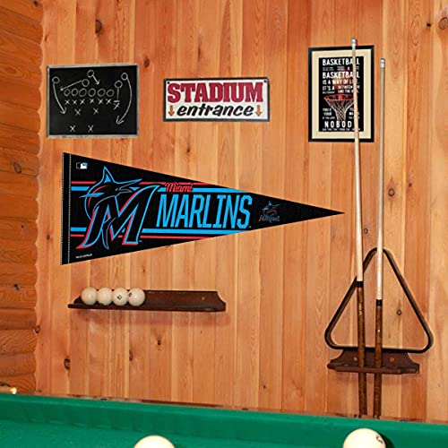 WinCraft Miami Marlins Large Pennant - 757 Sports Collectibles