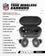 NFL Los Angeles Rams True Wireless Earbuds, Team Color - 757 Sports Collectibles