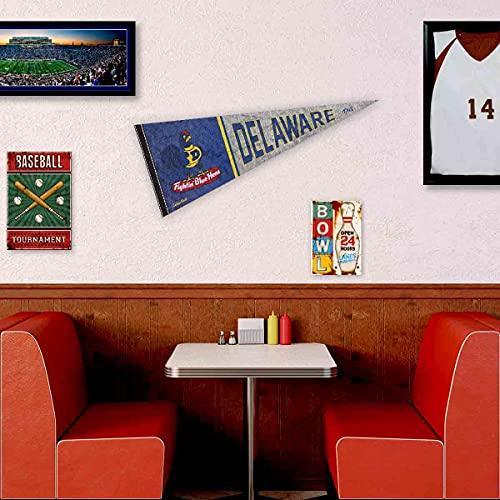 Delaware Blue Hens Pennant Throwback Vintage Banner - 757 Sports Collectibles