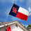 College Flags & Banners Co. Houston Cougars State of Texas Flag - 757 Sports Collectibles