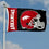 College Flags & Banners Co. Arkansas Helmet 3x5 Flag - 757 Sports Collectibles