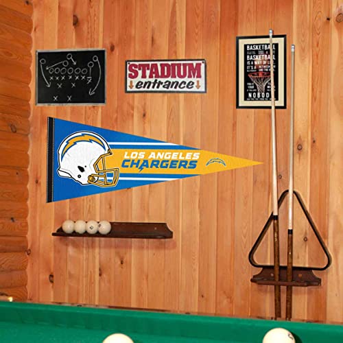 WinCraft Los Angeles Chargers Official 30 inch Large Pennant - 757 Sports Collectibles