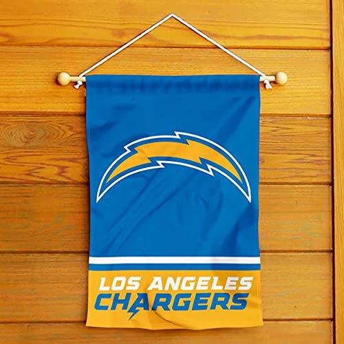 Chargers Wordmark Garden Flag Double Sided Banner - 757 Sports Collectibles