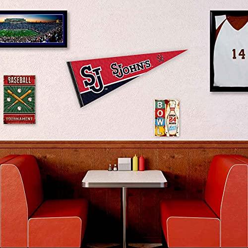 College Flags & Banners Co. St. John's Red Storm Pennant Full Size Felt - 757 Sports Collectibles