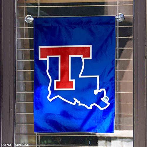 College Flags & Banners Co. Louisiana Tech Bulldogs New Logo Garden Flag - 757 Sports Collectibles