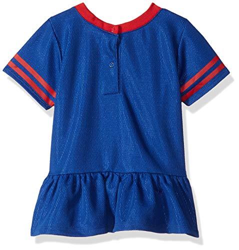 NFL New York Giants Team Jersey Dress and Diaper Cover, blue/red New York Giants, 6-12 Months - 757 Sports Collectibles