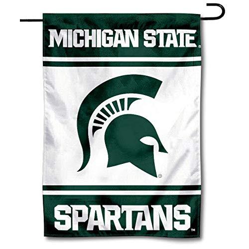 College Flags & Banners Co. Michigan State Spartans Garden Flag - 757 Sports Collectibles