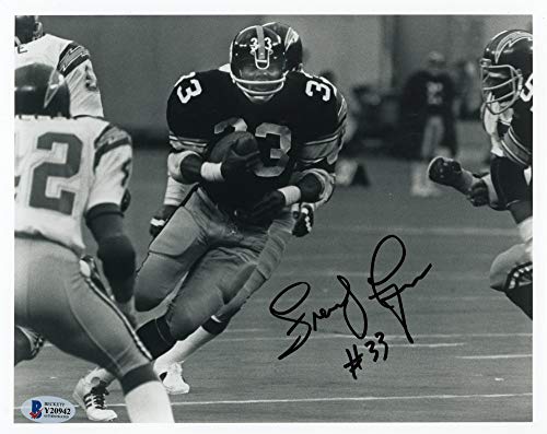 Frenchy Fuqua Autographed Pittsburgh Steelers 8x10 Photo - BAS COA (Horizontal) - 757 Sports Collectibles
