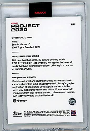Ichiro Topps Project 2020#22 2001 Topps by Ermsy - w/original box - 757 Sports Collectibles