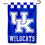College Flags & Banners Co. Kentucky Wildcats Checkerboard Garden Flag - 757 Sports Collectibles