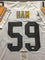 Autographed/Signed Jack Ham"HOF 88" Pittsburgh White Football Jersey JSA COA