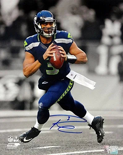 Russell Wilson Autographed 16x20 Photo Seattle Seahawks RW Holo Stock #85980 - 757 Sports Collectibles