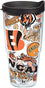 Tervis Made in USA Double Walled NFL Cincinnati Bengals Insulated Tumbler Cup Keeps Drinks Cold & Hot, 24oz, All Over - 757 Sports Collectibles