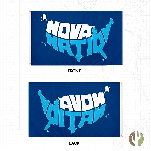 Desert Cactus Villanova University Flag VU Wildcats Flags Banners 100% Polyester Indoor Outdoor 3x5 (Style A) - 757 Sports Collectibles