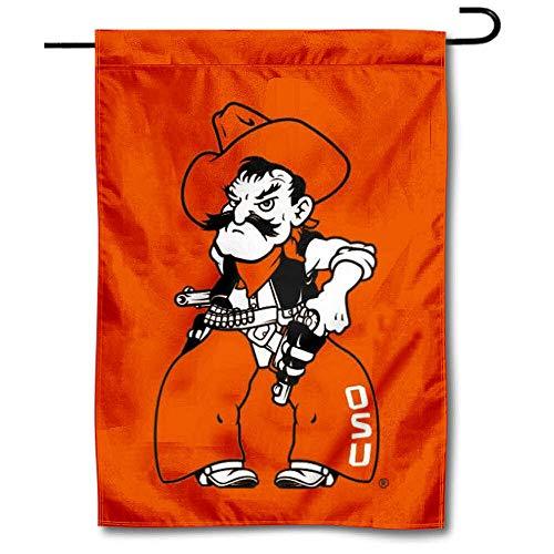 College Flags & Banners Co. Oklahoma State Cowboys Pistol Pete Garden Flag - 757 Sports Collectibles