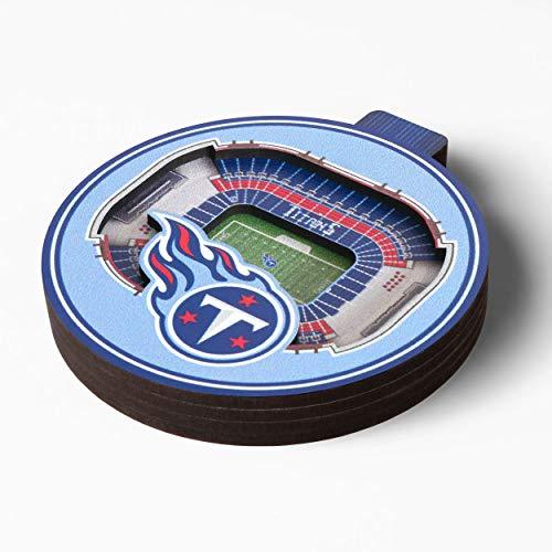YouTheFan NFL Tennessee Titans 3D StadiumView Ornament3D StadiumView Ornament, Team Colors, Large - 757 Sports Collectibles