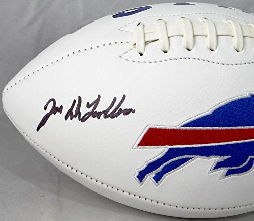 Joe Delamielleure Autographed Buffalo Bills Logo Football W/HOF- The Jersey Source Auth - 757 Sports Collectibles