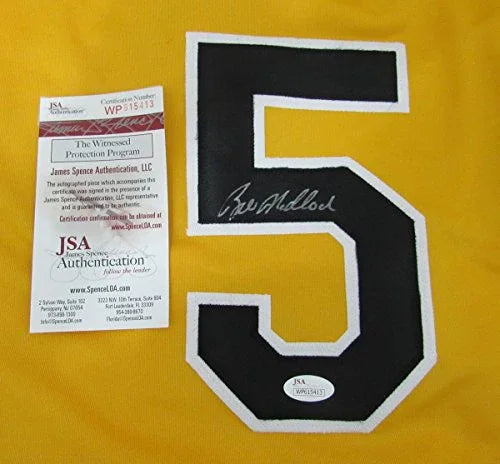 Bill Madlock Pittsburgh Pirates Autographed/Signed Jersey JSA - 757 Sports Collectibles