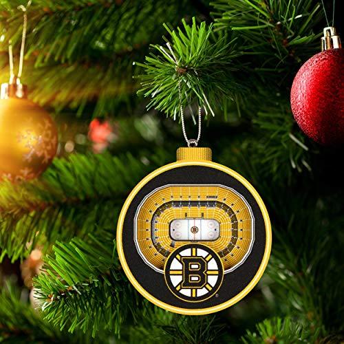 NHL Boston Bruins - TD Garden 3D StadiumView Ornament3D StadiumView Ornament, Team Colors, Large - 757 Sports Collectibles