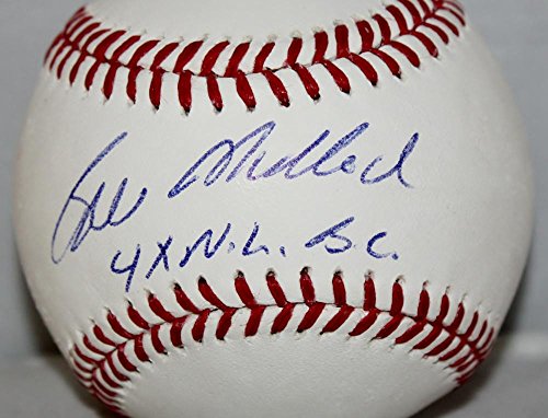 Bill Madlock Autographed Rawlings OML Baseball 4x NL BC Insc -JerseySource Auth - 757 Sports Collectibles