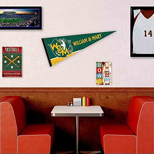 College Flags & Banners Co. William and Mary Pennant Full Size Felt - 757 Sports Collectibles