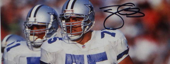 Tony Casillas Autographed Dallas Cowboys 8x10 On Field Photo- Jersey Source Auth - 757 Sports Collectibles