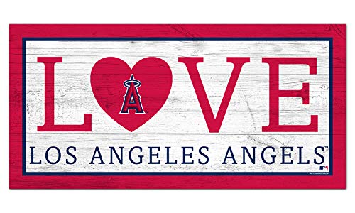 Fan Creations MLB Los Angeles Angels Unisex Los Angeles Angels Love Sign, Team Color, 6 x 12 - 757 Sports Collectibles