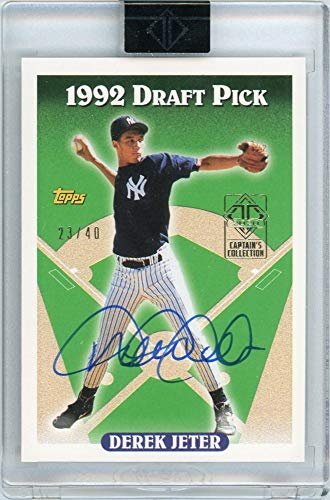 Derek Jeter 2020 Topps Transcendent Captain 1993 Topps Rookie BuyBack Autograph 23/40 - 757 Sports Collectibles