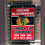 WinCraft Chicago Blackhawks 6 Time Stanley Cup Champions Double Sided Garden Flag - 757 Sports Collectibles