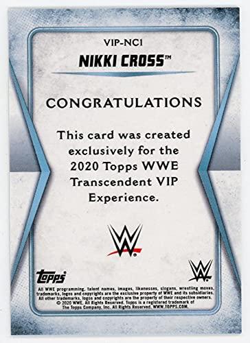 Nikki Cross 2020 Topps Transcendent VIP Autograph Card NC1 /25 - 757 Sports Collectibles