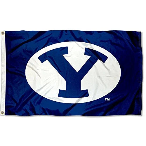 BYU Brigham Young University Large College Flag - 757 Sports Collectibles